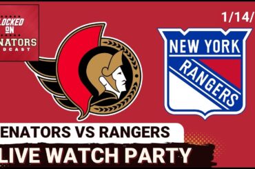 LIVE: Ottawa Senators vs New York Rangers - NHL Watch Party - January 14, 2026