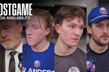New York Islanders Postgame Availability | NYI 1 at NSH 2 (SO)