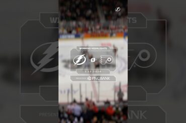Let’s fill you in on last night ⤴️ #hockey #nhl #tampabaylightning #game