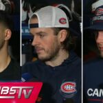Joe Veleno, Samuel Blais + more Habs address the media at practice | FULL PRESS CONFERENCES