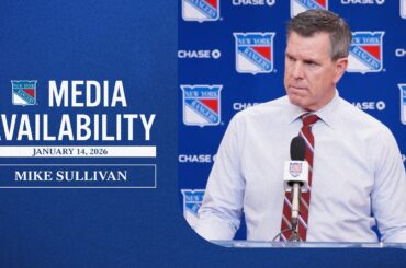 NYR vs OTT: Mike Sullivan Postgame Media Availability | Jan. 14, 2026