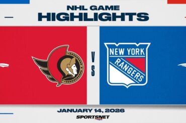 NHL Highlights | Senators vs. Rangers - January 14, 2026