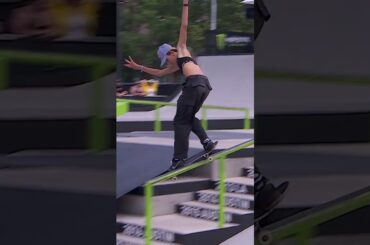 Chloe Covell wins gold in Monster Energy Women’s Skateboard Street