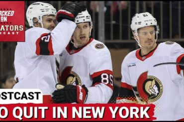 POST CAST: OTTAWA SENATORS STORM OUT TO MASSIVE LEAD DURING MOSTLY DOMINANT WIN VS NEW YORK RANGERS
