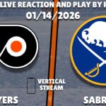 Flyers vs Sabres | Philadelphia Flyers vs Buffalo Sabres | Live Reaction & Play-by-Play 📱