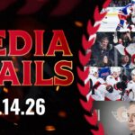 Nick Jensen, Brady Tkachuk, Dylan Cozens, Travis Green Postgame Media vs NYR