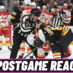 Flames @ Bruins Postgame Reaction | FN After Burner - Game 44