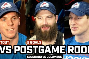 Brent Burns JOKES After 2 Goals & Avs HAPPY After SHUTOUT WIN vs Columbus For 17th Straight At Home