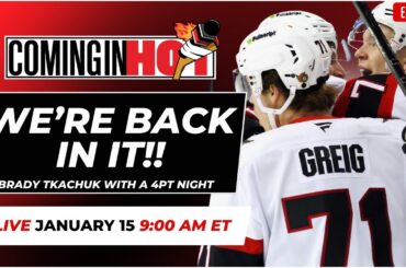 WE’RE BACK IN IT!! - Coming in Hot LIVE - January 15th