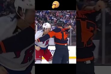 Matt Rempe debut fight  #nhl #hockey #хоккей  #sports #mattrempe