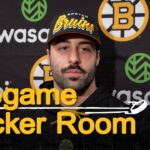 Aspirot speaks with the media about extension ahead of matchup vs PIT at TD Garden
