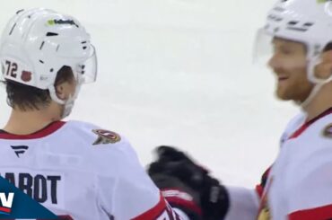 Senators' Thomas Chabot Scores, Forces Feeble Rangers to Make a Goalie Change