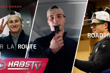 Behind the scenes on the road in Calgary, Edmonton, Vancouver and Seattle | Canadiens Embedded