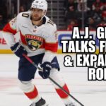 A.J. Greer Talks Florida Panthers Season, Expanding Role, Lightning Fights, Tkachuk & Barkov Return
