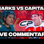 Washington Capitals Vs San Jose Sharks LIVE COMMENTARY! | 2025-26 NHL Season