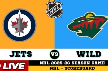 🔴LIVE : Winnipeg Jets Vs Minnesota Wild | NHL 2026 | NHL Live SCOREBOARD