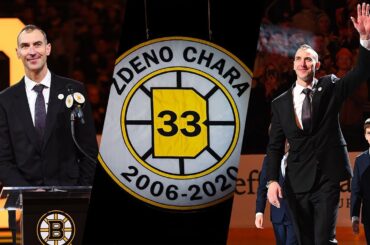 Bruins retire #33 for Zdeno Chara