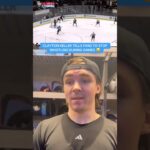 Clayton Keller is sick of the whistling at Mammoth games 😂 (via x/BagleyKSLSports)