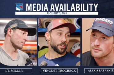 NYR Practice: J.T. Miller, Vincent Trocheck and Alexis Lafrenière Media Availability | Jan. 9, 2026