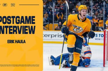 Erik Haula: Postgame Interview - Jan. 13