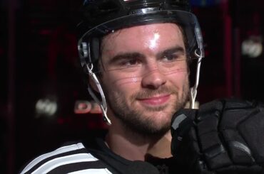 Post-Game Interview with Nico Hischier on MSG