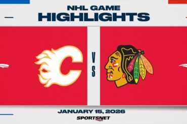 NHL Highlights | Flames vs. Blackhawks - January 15, 2026