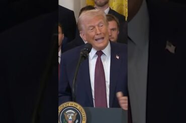 President Trump on the Florida Panthers 🏆🏆