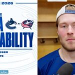 Brock Boeser & Adam Foote Post-Game Media | Canucks at Blue Jackets (Jan 15, 2026)