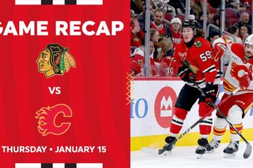 Blackhawks vs. Flames Game Highlights | 1.15.26