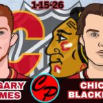 CALGARY FLAMES vs CHICAGO BLACKHAWKS NHL HOCKEY LIVE GAME CAST & AUDIO