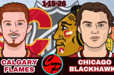 CALGARY FLAMES vs CHICAGO BLACKHAWKS NHL HOCKEY LIVE GAME CAST & AUDIO