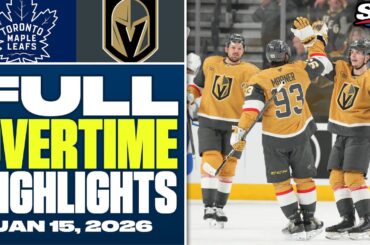Toronto Maple Leafs at Vegas Golden Knights | FULL Overtime Highlights - January 15, 2026