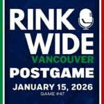 RINK WIDE POST-GAME: Vancouver Canucks at Columbus Blue Jackets | Game #47 - Jan. 15, 2025