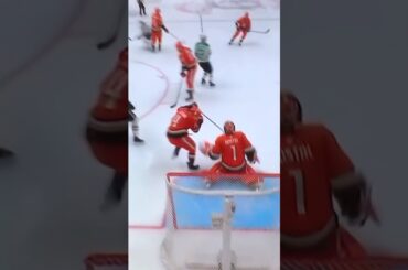 Ducks D #14 Drew Helleson takes a slap shot to his helmet visor. 🔥💨 🍀🍀🍀