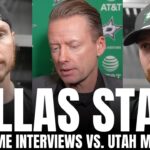 Thomas Harley, Matt Duchene, Jamie Benn & Glen Gulutzan Recap Dallas Stars Loss vs. Utah Mammoth
