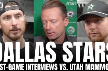 Thomas Harley, Matt Duchene, Jamie Benn & Glen Gulutzan Recap Dallas Stars Loss vs. Utah Mammoth