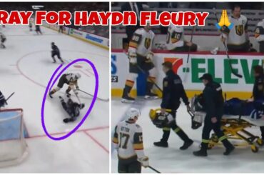 Winnipeg Jets Haydn Fleury Injury: Stretchered Off After Kolesar Hit | Jets vs Golden Knights Injury