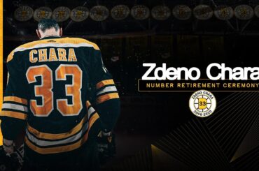Zdeno Chara number retirement full ceremony