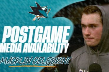 Postgame at WSH (1/15): Celebrini