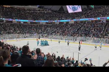 Fan View of Tyler Toffoli Overtime Goal! Another San Jose Sharks Comeback Win vs. Dallas Stars!