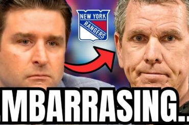 the NEW YORK RANGERS got EMBARASSED ONCE AGAIN so will they FIRE Chris Drury?
