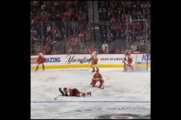 Ross Johnston is assessed a major penalty and a game misconduct for interference on Jamie Drysdale.