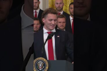 Tkachuk on a 2nd-consecutive White House visit 🇺🇸