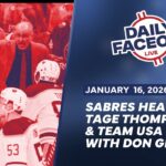 Don Granato Talks Sabres Heater, Tage Thompson & Team USA | Daily Faceoff Live
