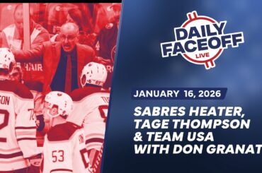 Don Granato Talks Sabres Heater, Tage Thompson & Team USA | Daily Faceoff Live
