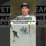 Alex Petrovic Reflects Back On Time With Texas Stars