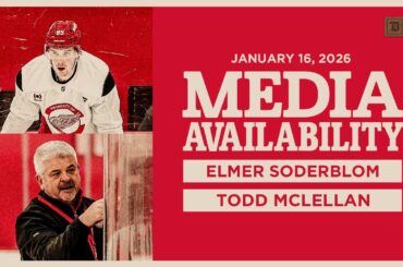 Elmer Soderblom & Todd McLellan - Morning Skate | Jan 16, 2026