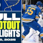 Tampa Bay Lightning vs. St. Louis Blues | FULL Shootout Highlights - January 16, 2026