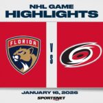 NHL Highlights | Panthers vs. Hurricanes - January 16, 2026