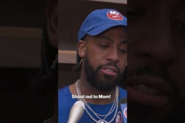 Anthony Duclair's hat trick was for Mom! 🥹 #shorts